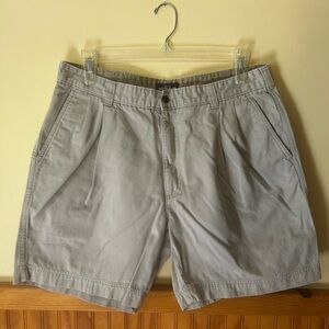 Woolrich Tan Flat Front Shorts Casual Style